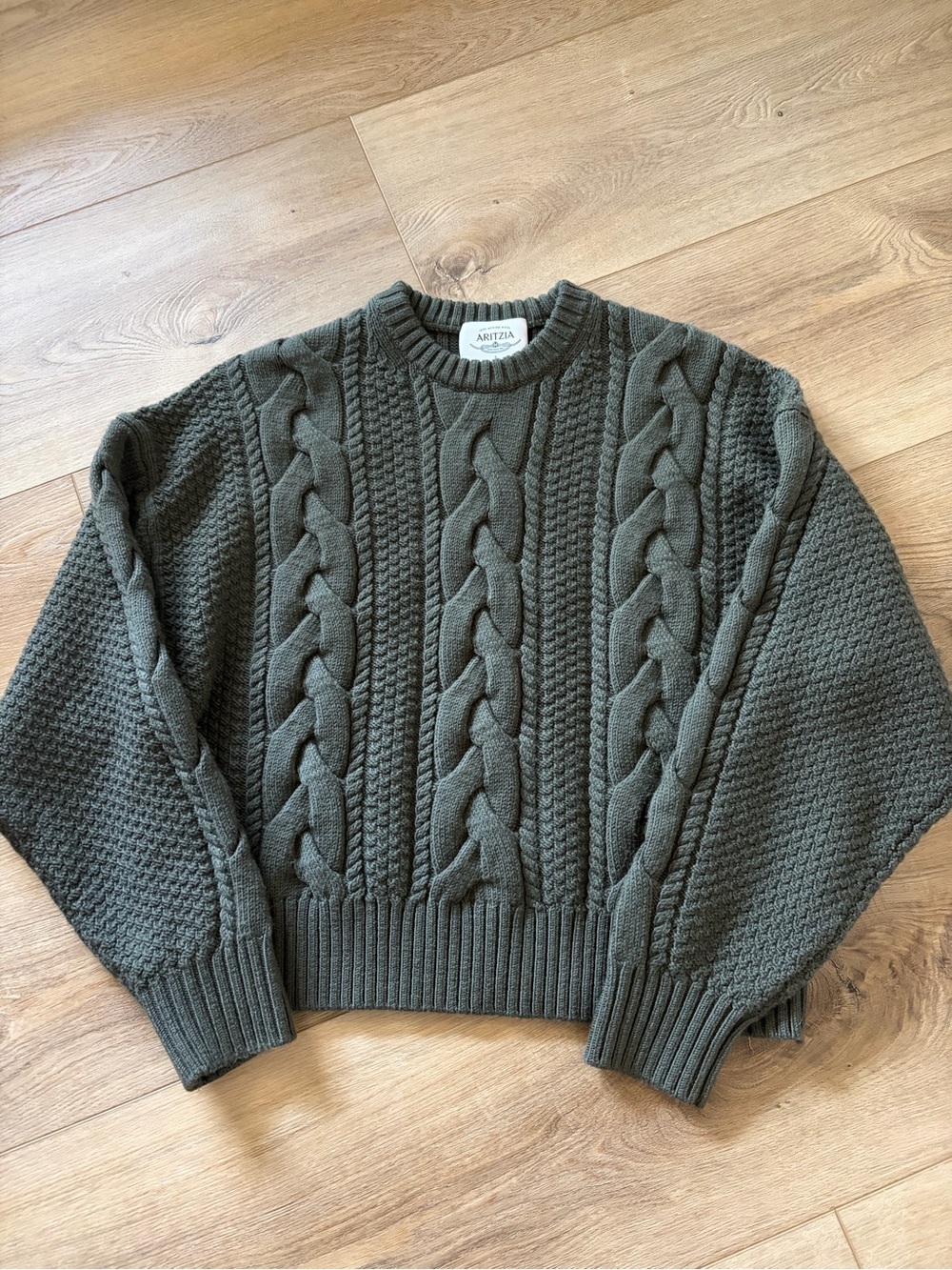 Aritzia Heritage Knit Merino Wool Sweater